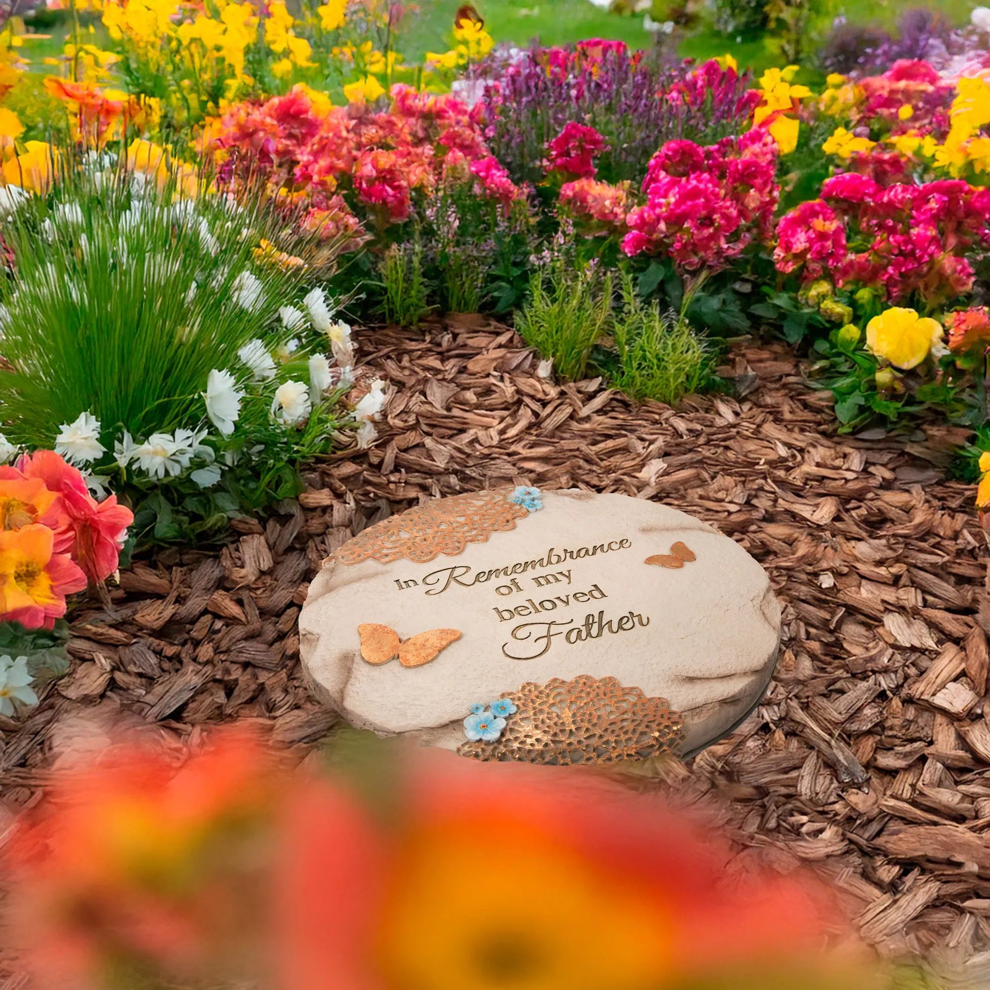 Beloved Father 10" Garden Stone