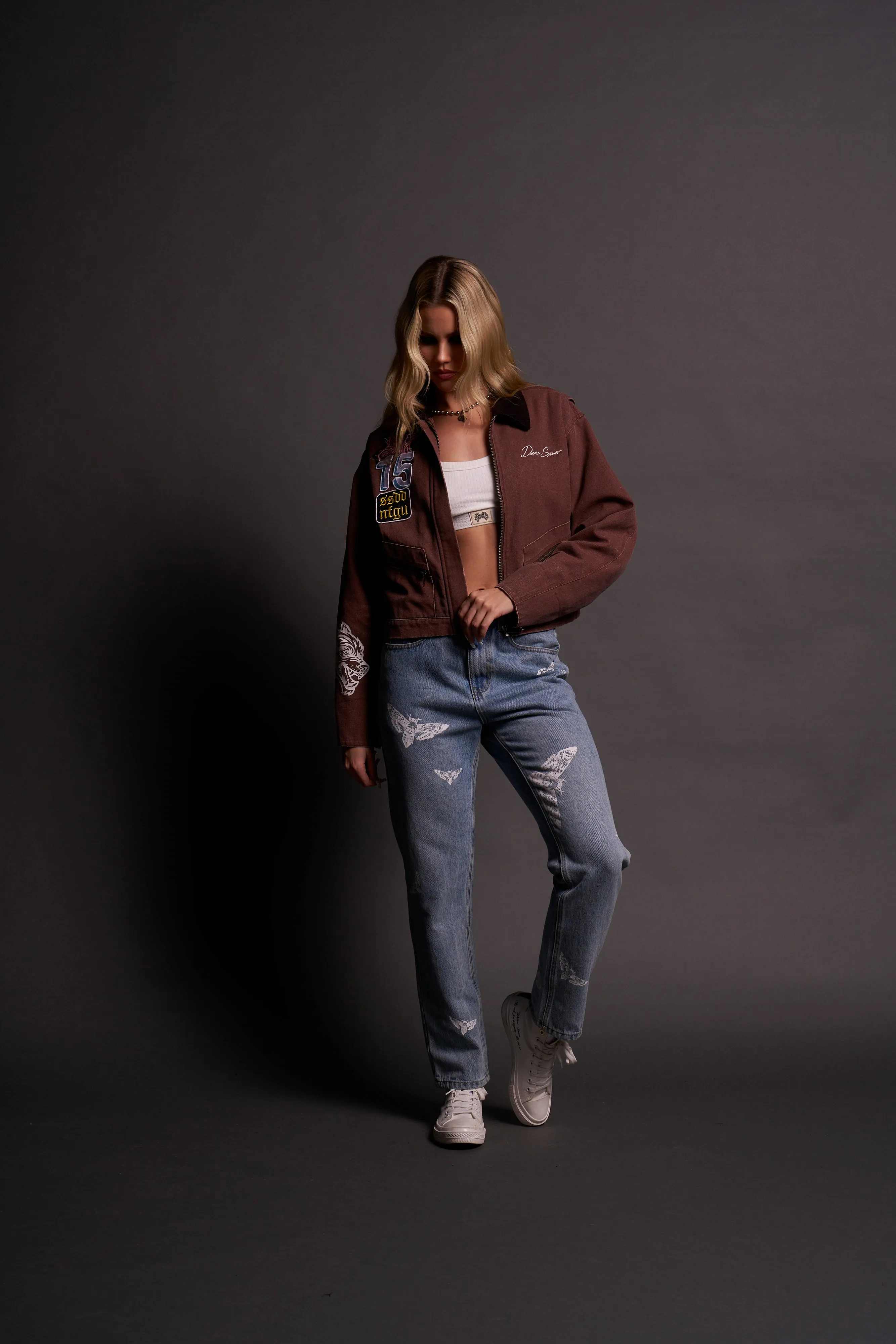 Built From Iron Wayland Cropped Jacket in Norse Brown