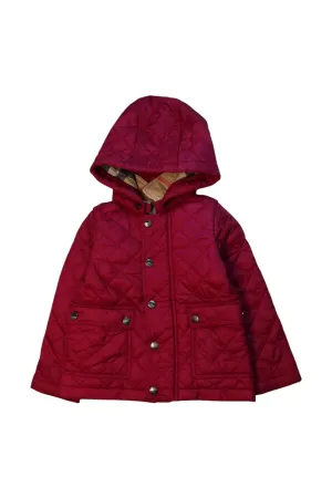 Burberry Quilted Coat With Hood 2T