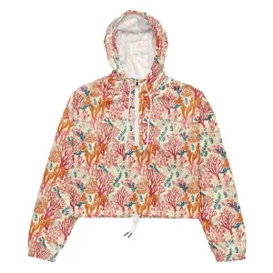Coral Reef Women’s Cropped Windbreaker