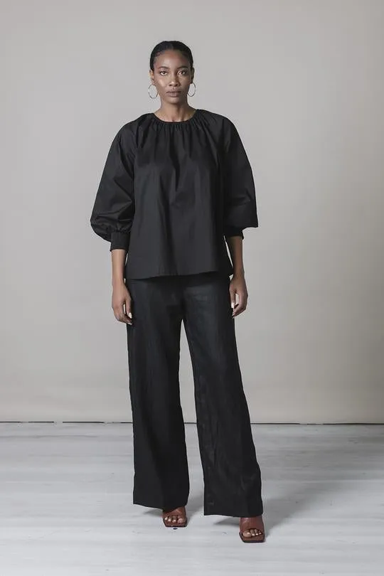 Gathered Smock Blouse