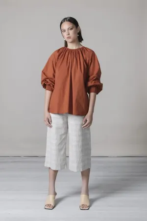 Gathered Smock Blouse