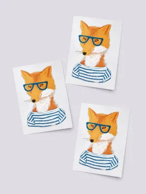 Hipster Fox Tattoos