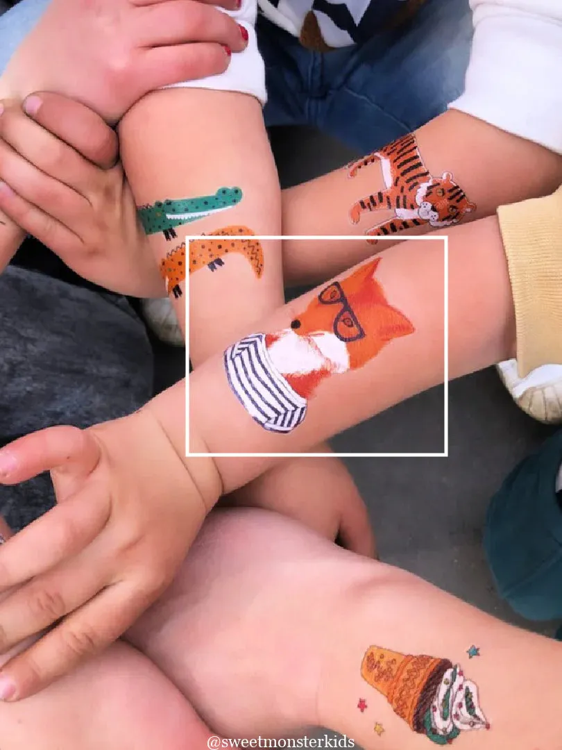 Hipster Fox Tattoos