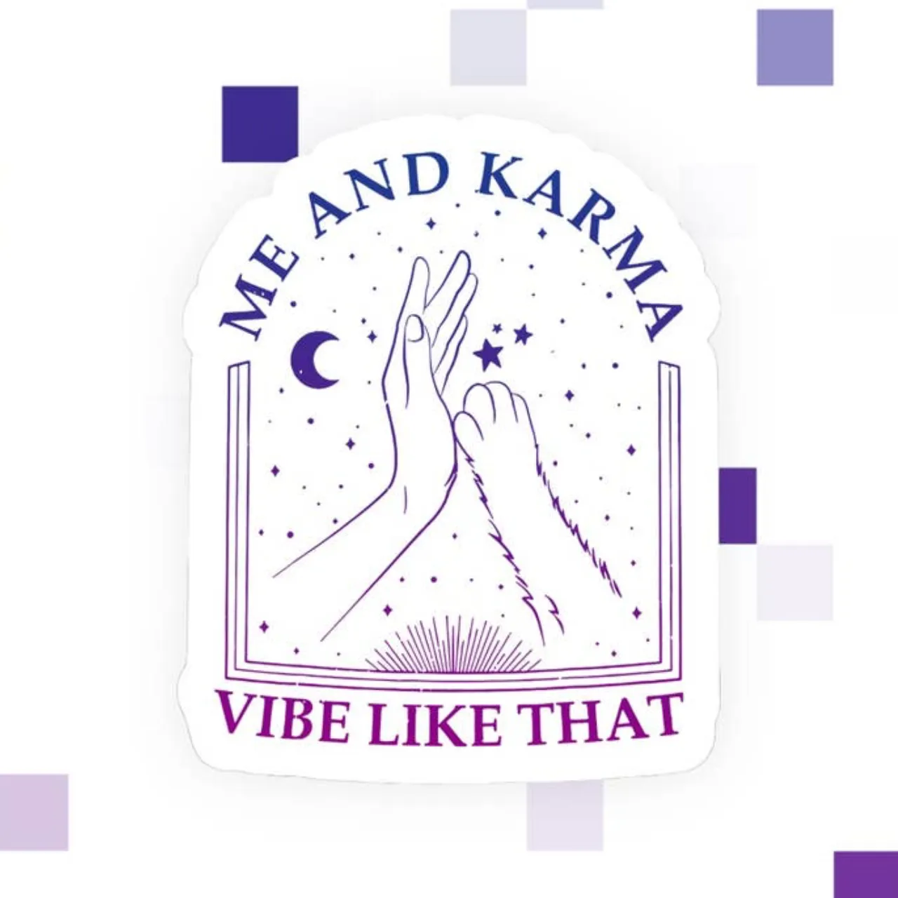 Karma Vibe Like That Sticker
