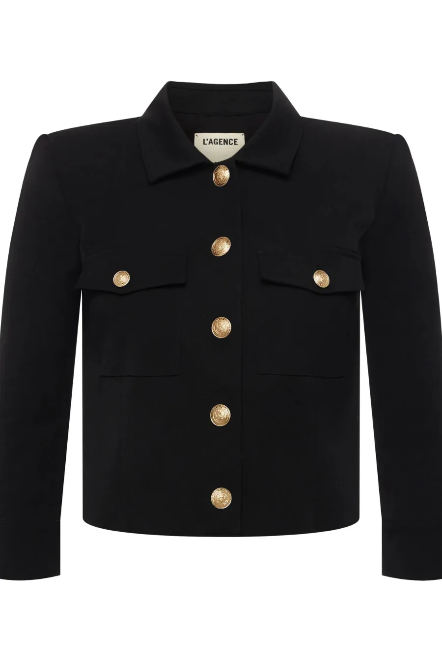 Kumi Cropped Jacket Black