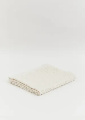 Lattice Linen Bath Towel
