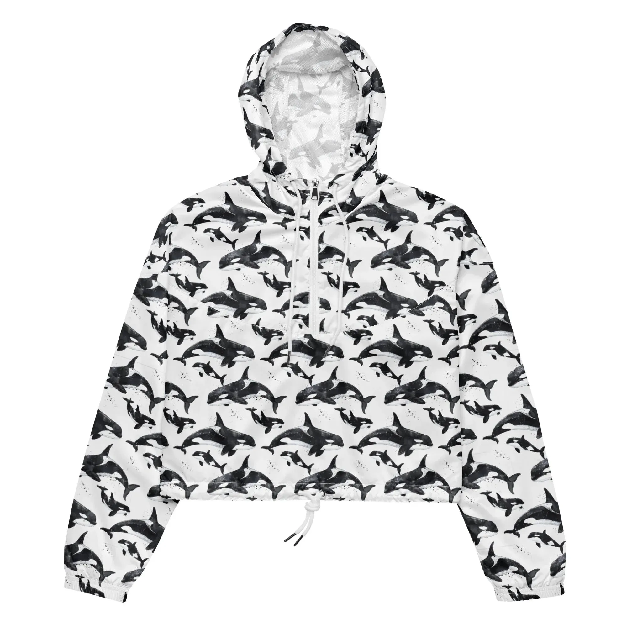 Orca Pod Women’s cropped Windbreaker