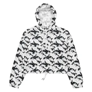 Orca Pod Women’s cropped Windbreaker
