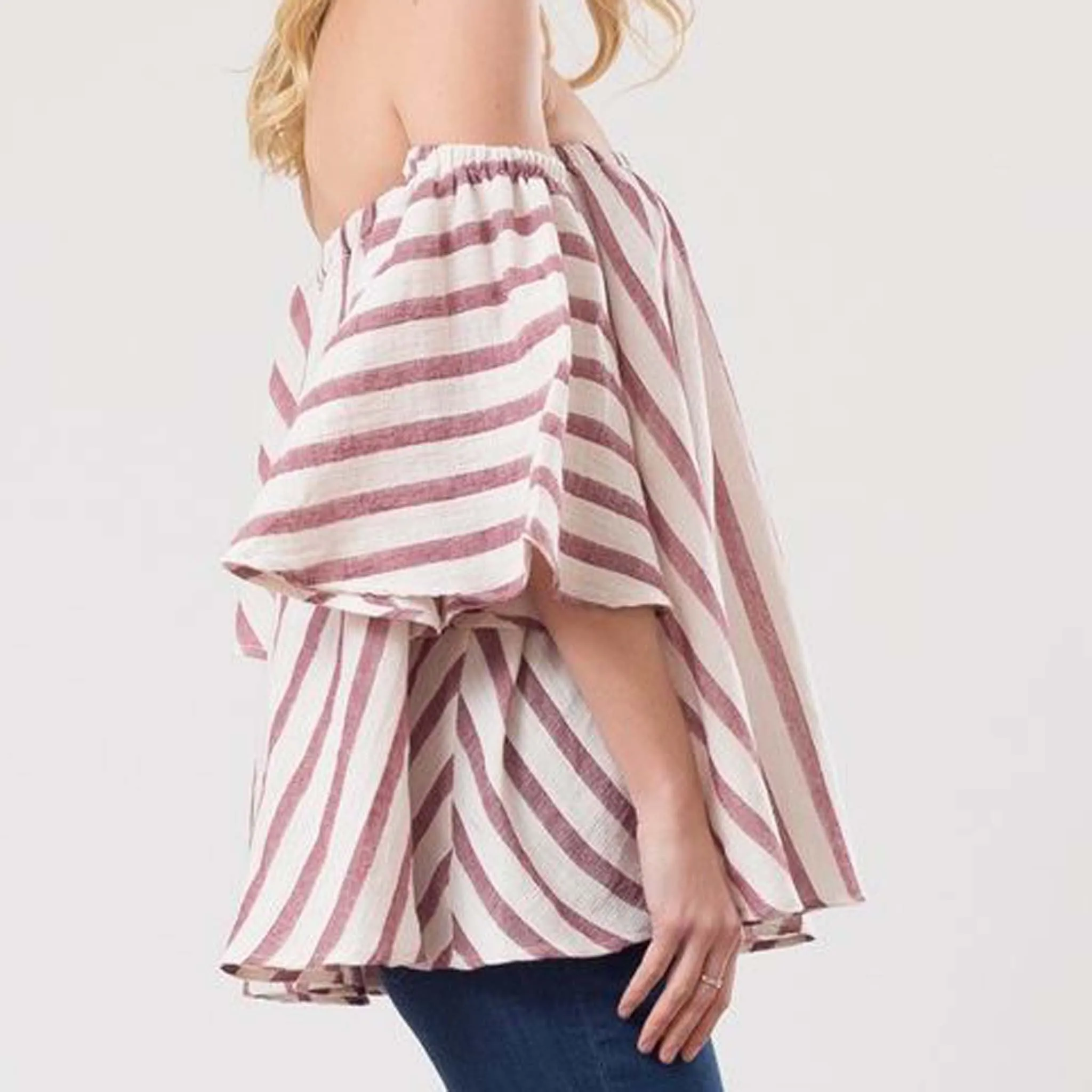 Palm & Sun Top in Rose