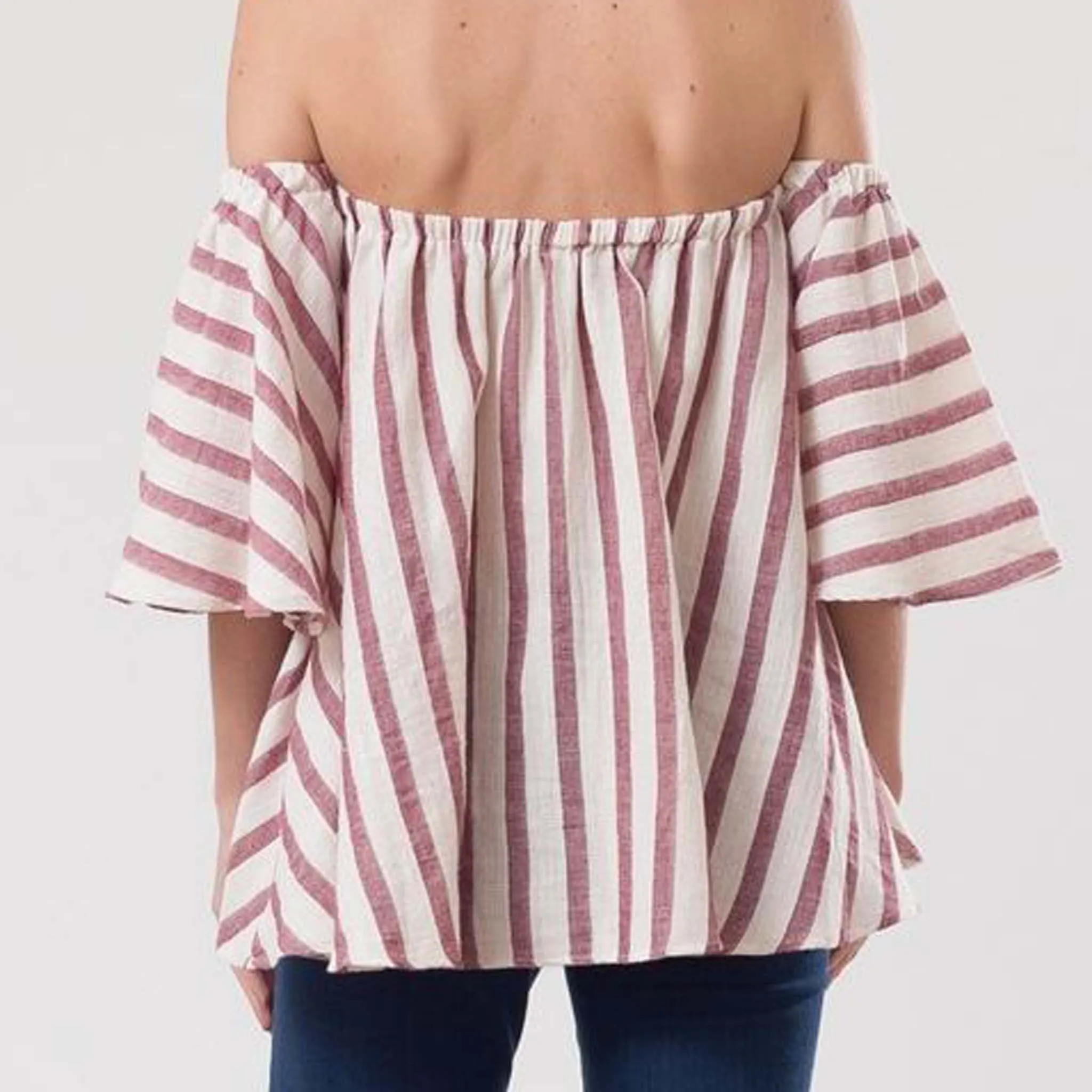 Palm & Sun Top in Rose