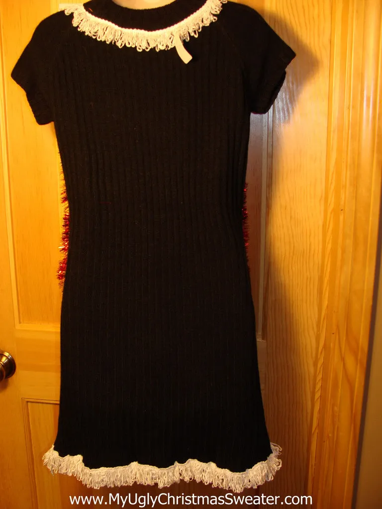 Ugly Christmas Sweater Party Hanukkah Sweater Dress (j197)
