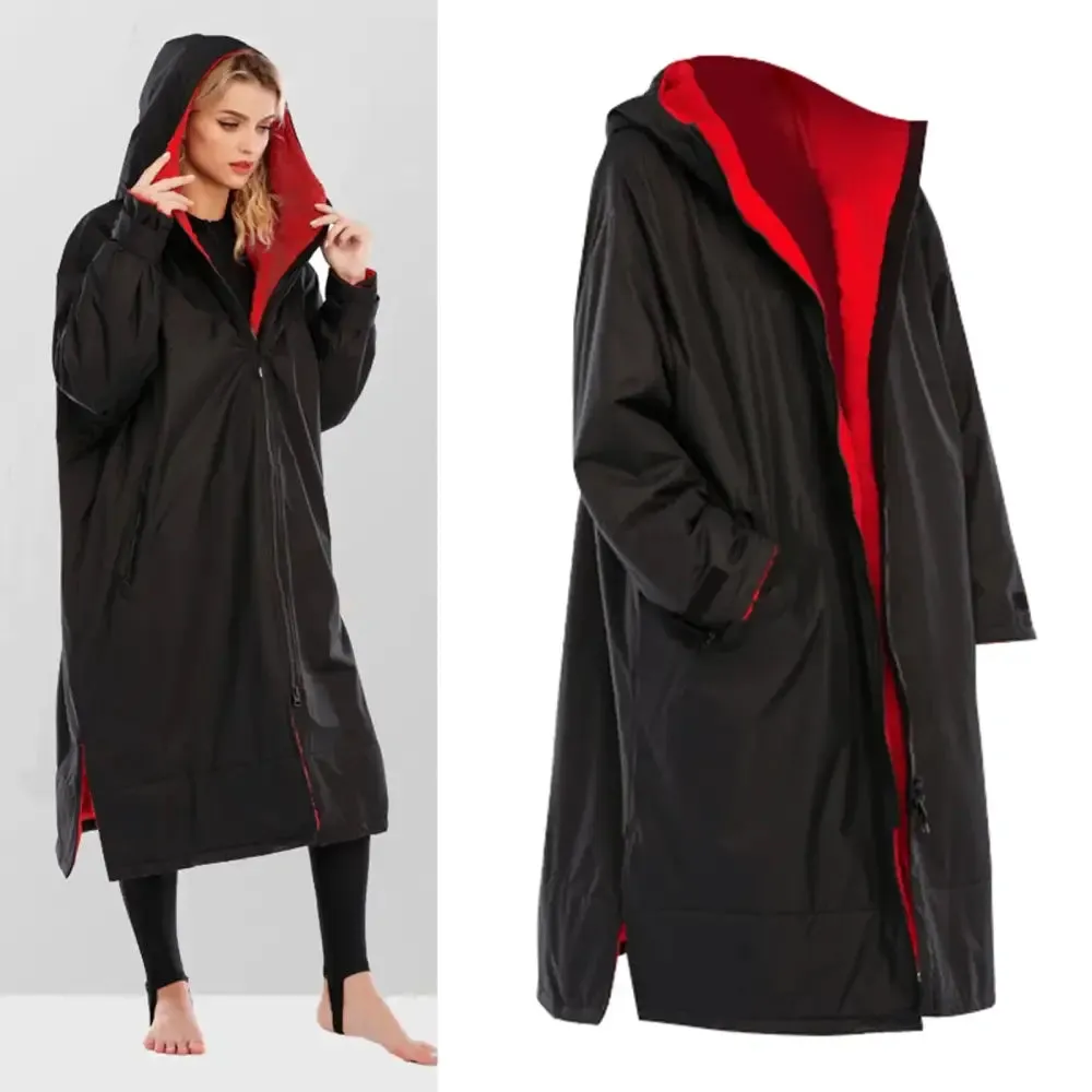Unisex Hooded Outdoor Sports Changing Robe