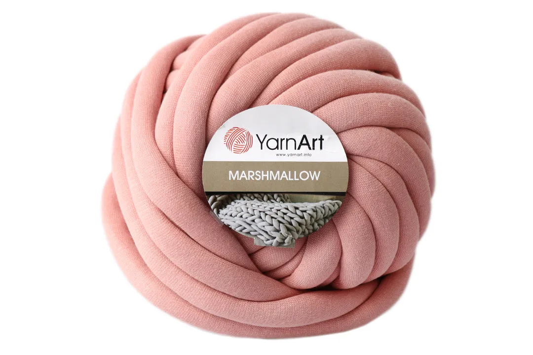 YarnArt Marshmallow, Chunky Arm Knit Yarn, 11 Colors, 26.40 oz / 32.81 yards