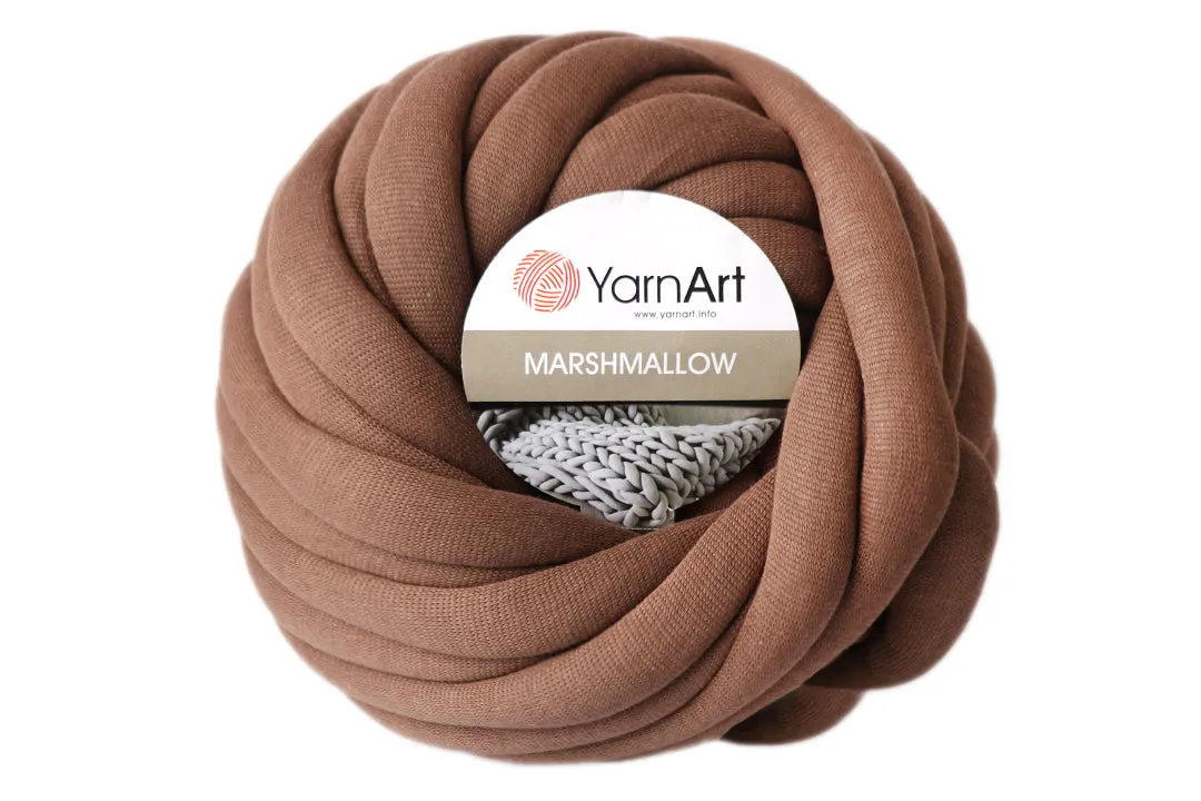 YarnArt Marshmallow, Chunky Arm Knit Yarn, 11 Colors, 26.40 oz / 32.81 yards