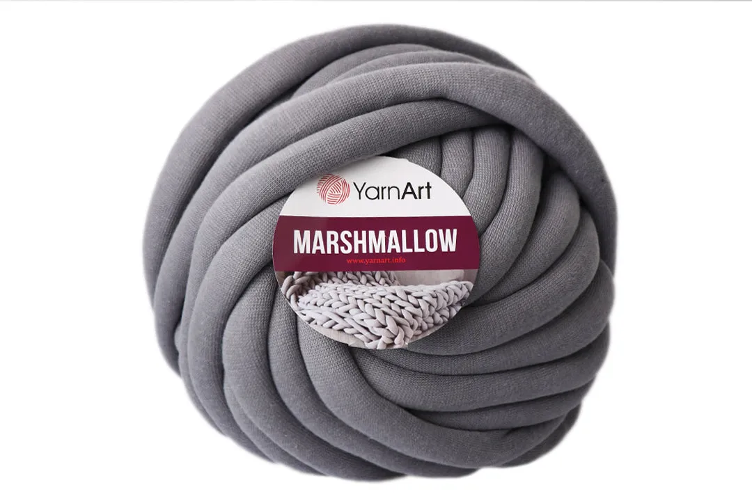 YarnArt Marshmallow, Chunky Arm Knit Yarn, 11 Colors, 26.40 oz / 32.81 yards