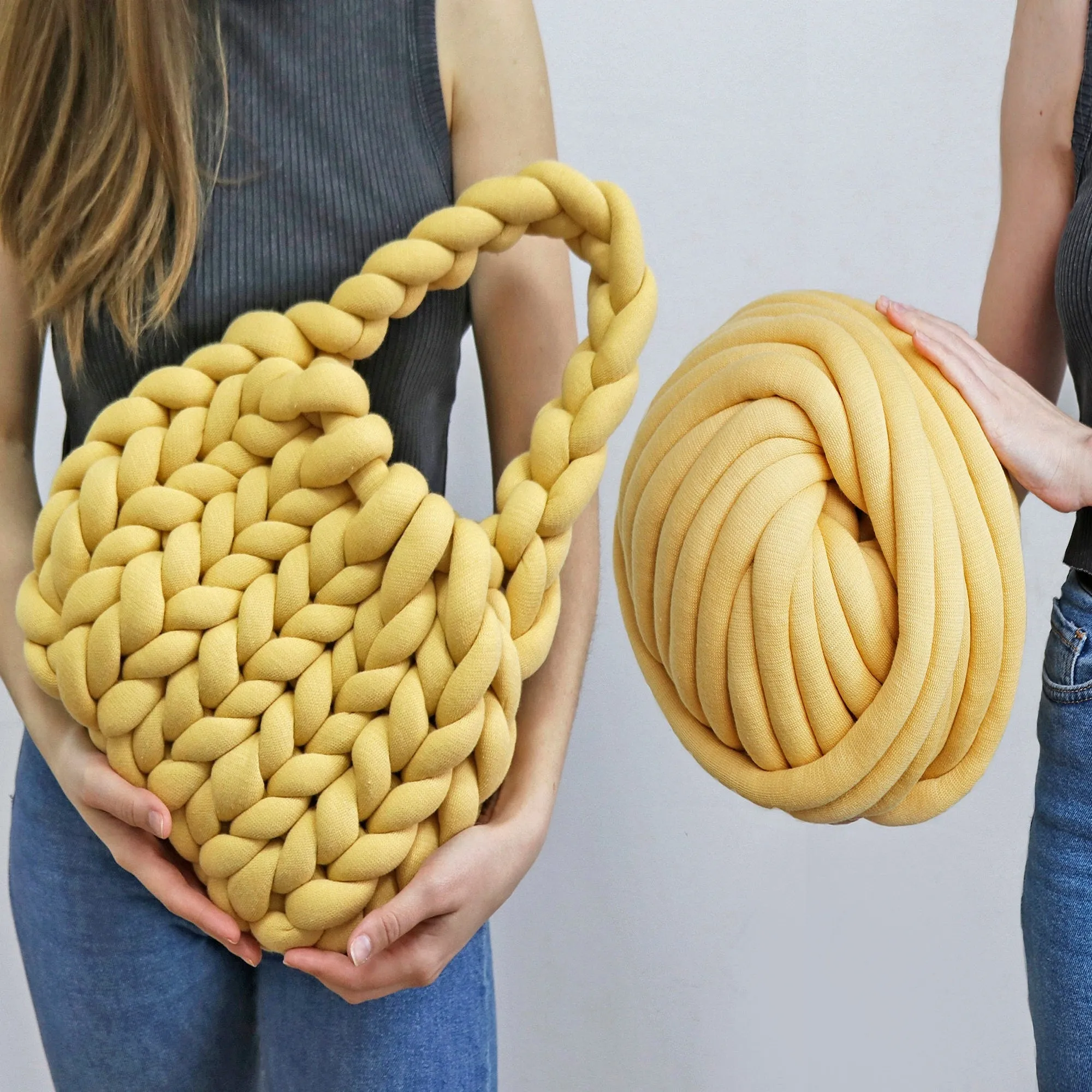 YarnArt Marshmallow, Chunky Arm Knit Yarn, 11 Colors, 26.40 oz / 32.81 yards