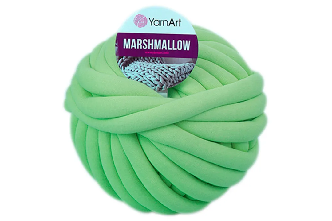 YarnArt Marshmallow, Chunky Arm Knit Yarn, 11 Colors, 26.40 oz / 32.81 yards
