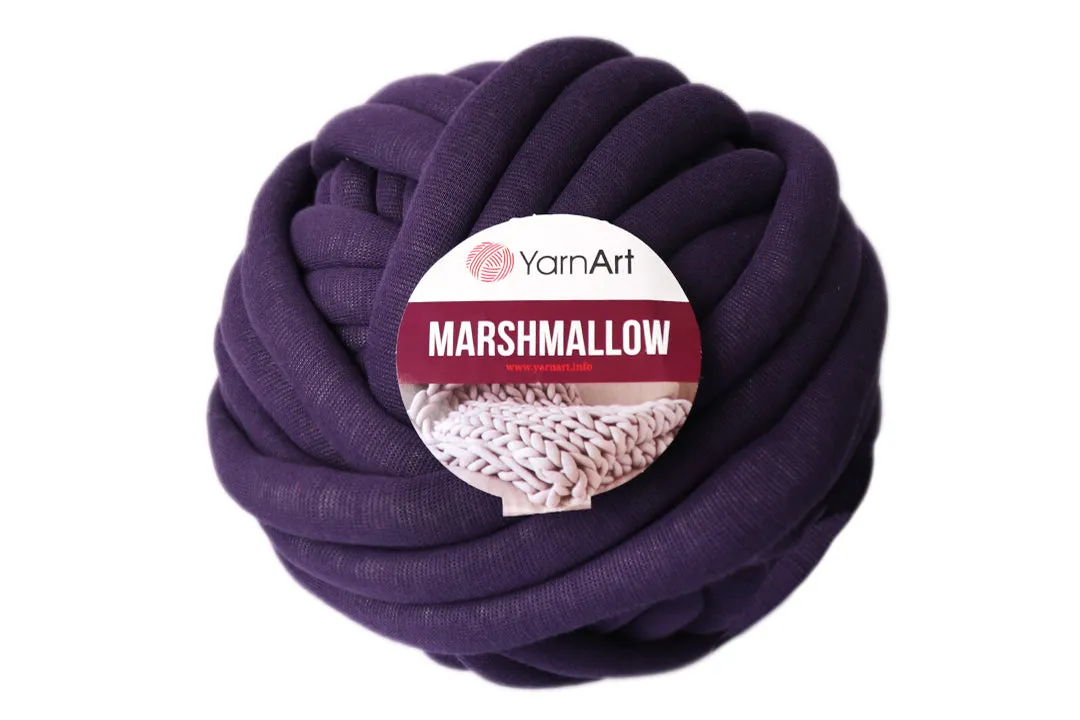 YarnArt Marshmallow, Chunky Arm Knit Yarn, 11 Colors, 26.40 oz / 32.81 yards