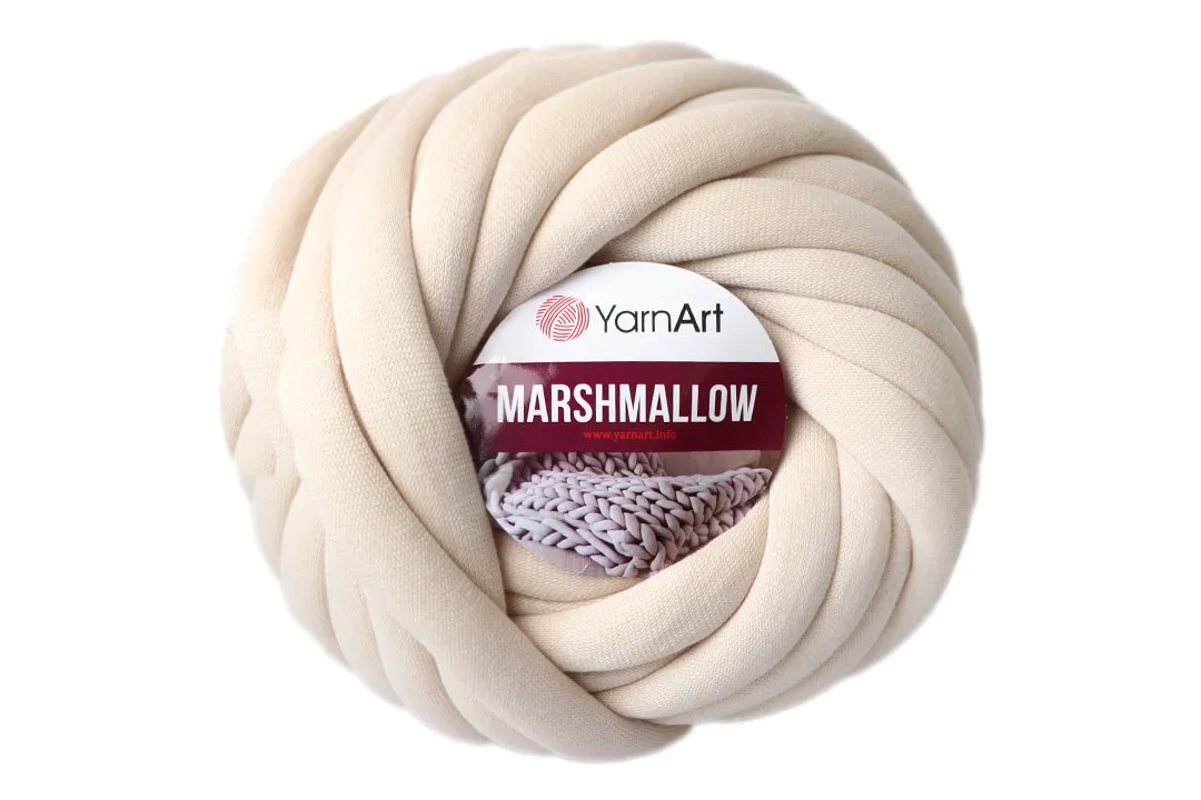 YarnArt Marshmallow, Chunky Arm Knit Yarn, 11 Colors, 26.40 oz / 32.81 yards